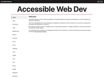 AccessibleWebDev screenshot