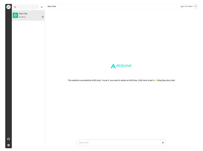 Aios.chat screenshot