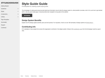 Gatsby Style Guide Guide screenshot