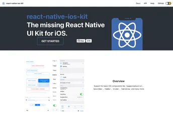 React Native Ios Kit screenshot