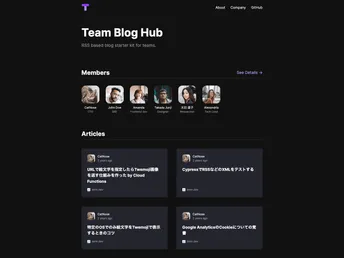 Team Blog Hub screenshot