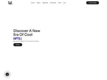 The Weirdos NFT Website Starter Code screenshot
