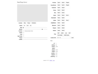 React Player screenshot