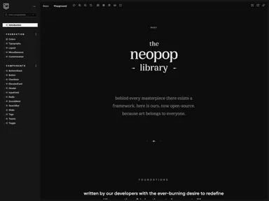 Neopop Web screenshot