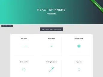 React Spinners screenshot