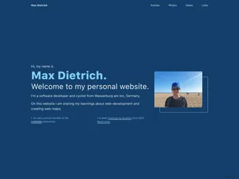 Personal Site screenshot