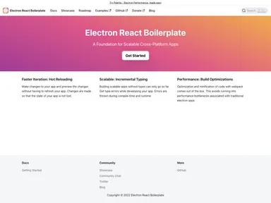 Electron React Boilerplate screenshot