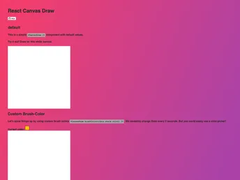 React Canvas Draw screenshot