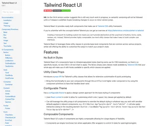 Tailwind React Ui screenshot