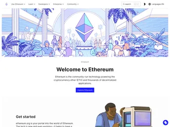 Ethereum Org Website screenshot
