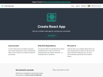 Create React App screenshot