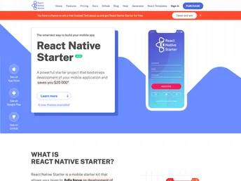 React Native Starter screenshot