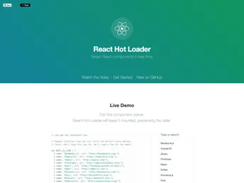 React Hot Loader screenshot