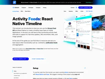 React Native Example screenshot