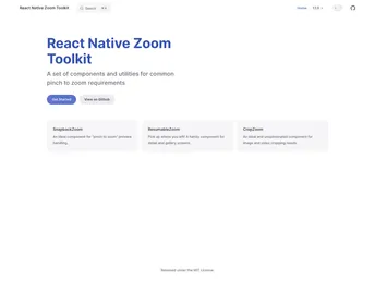 React Native Zoom Toolkit screenshot