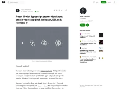 React Typescript Starter screenshot