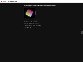 Gl React screenshot