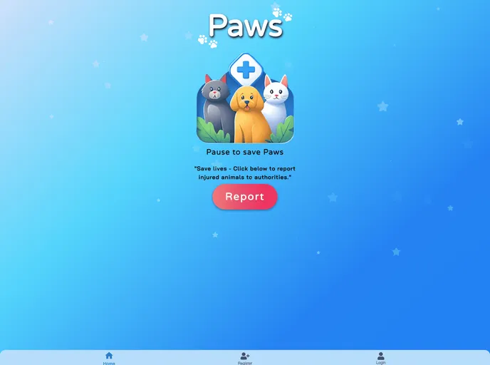 Paws Frontend screenshot