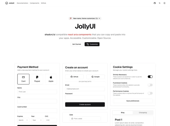 Jolly Ui screenshot