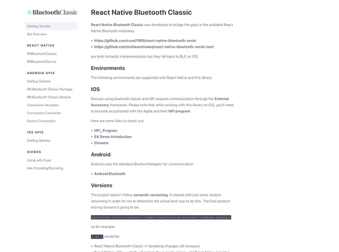 React Native Bluetooth Classic screenshot