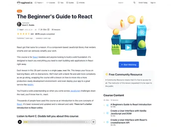 Beginners Guide To React screenshot