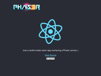 Create React Phaser3 App screenshot