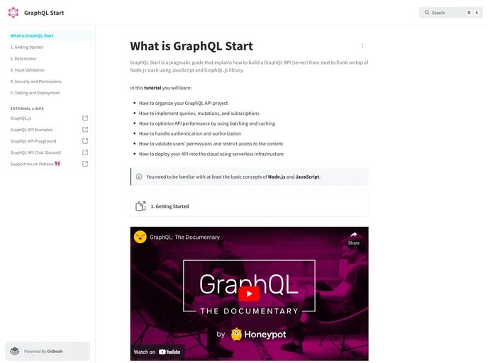 Graphql Starter Kit screenshot