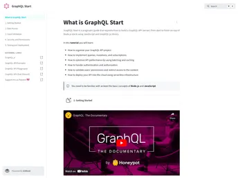 Graphql Starter Kit screenshot