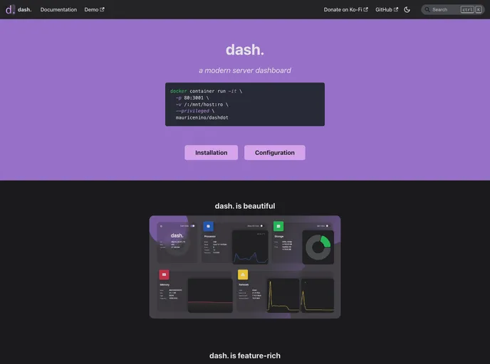 Dashdot screenshot