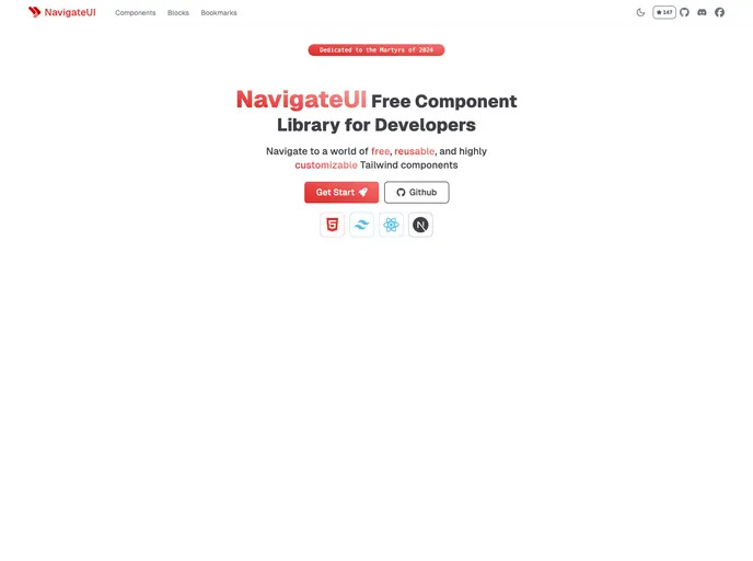 NavigateUI screenshot