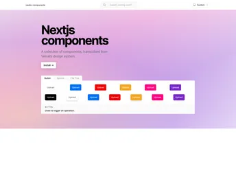 Nextjs Components screenshot