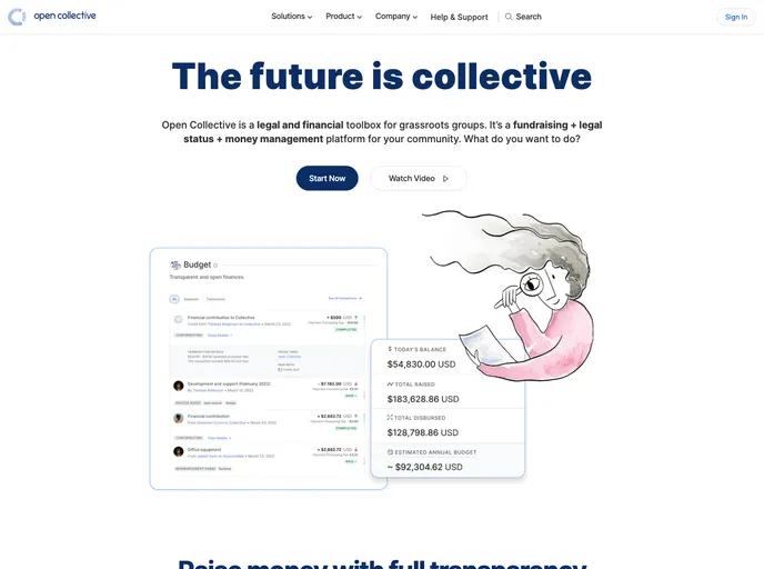 Opencollective Frontend screenshot