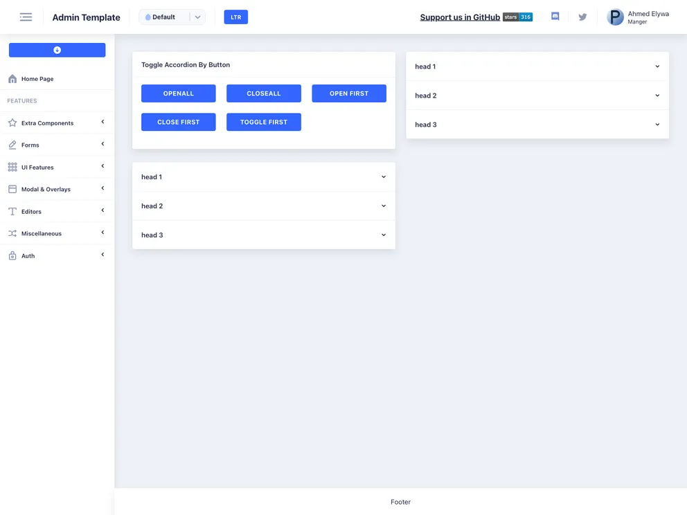 Nextjs Admin Template screenshot