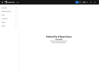 Patternfly React screenshot