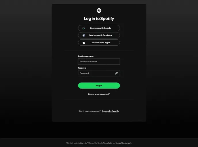 React Spotify screenshot