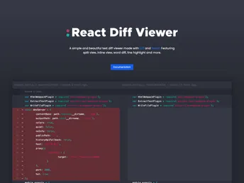 React Diff Viewer screenshot