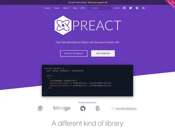 Preact screenshot