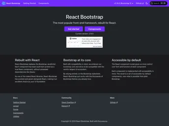 React bootstrap | React Templates & Themes