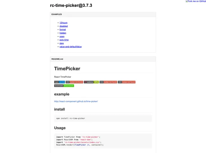 Time Picker screenshot