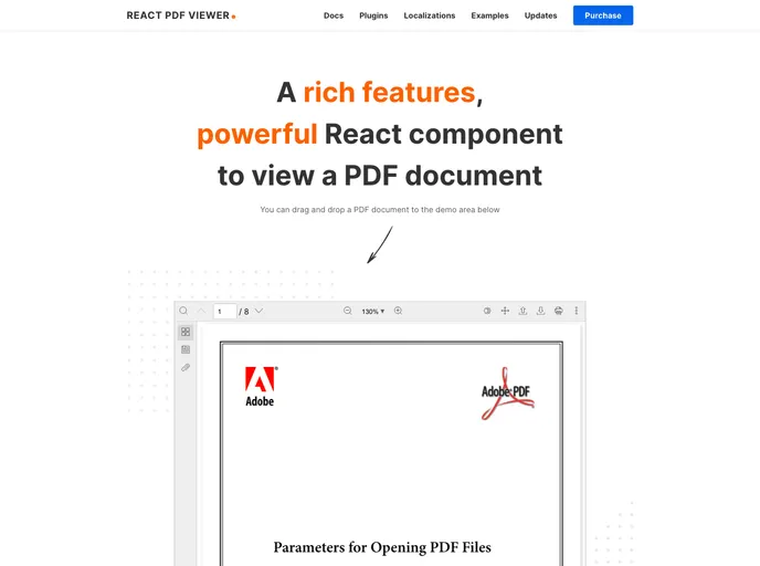 React Pdf Viewer screenshot