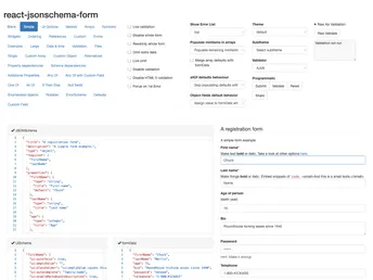 React Jsonschema Form screenshot