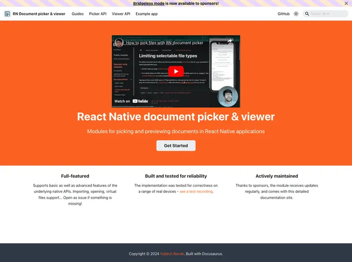 Document Picker screenshot