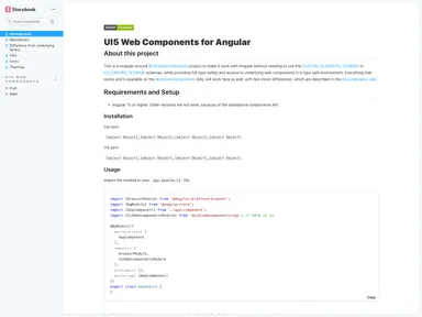 Ui5 Webcomponents Ngx screenshot