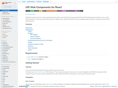Ui5 Webcomponents React screenshot