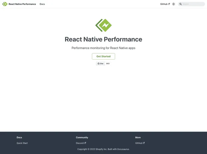 React Native Performance screenshot