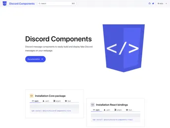 Discord Components screenshot