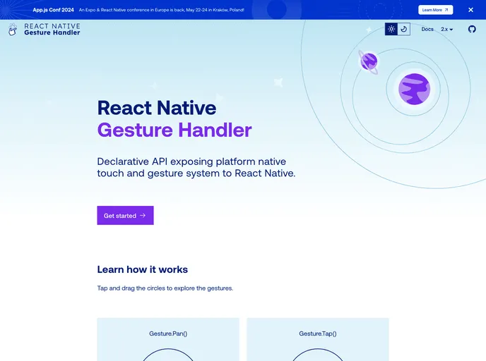 React Native Gesture Handler screenshot