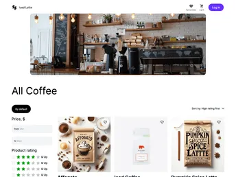 Iced Latte Frontend screenshot