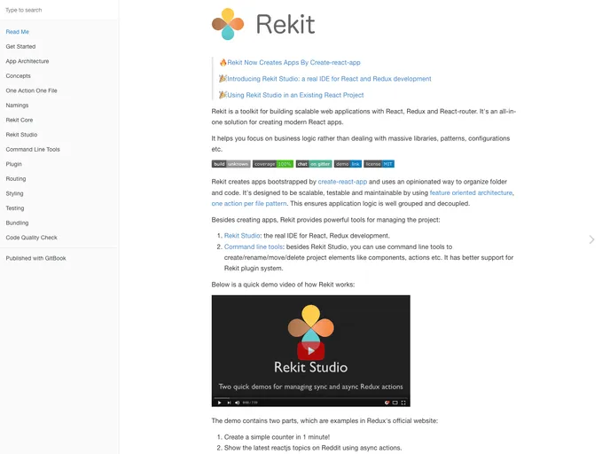 Rekit screenshot