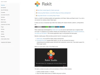 Rekit screenshot